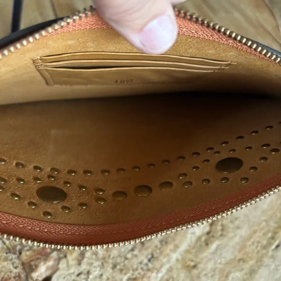FRYE Studded Leather Clutch 8 1/2” x 11 1/2” - Picture 6 of 7